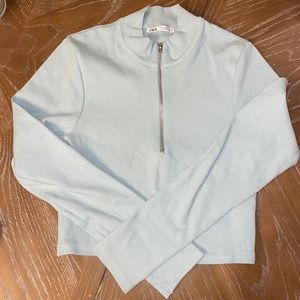 Zara sweater crop top
